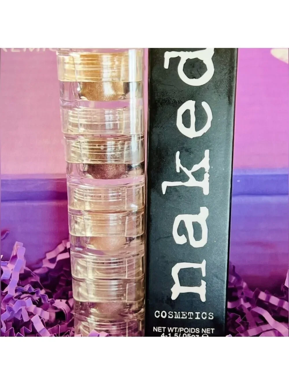 Naked Cosmetics Loose Pigment Set - 4 Stackable Eyeshadows Set in Sierra Nevada
